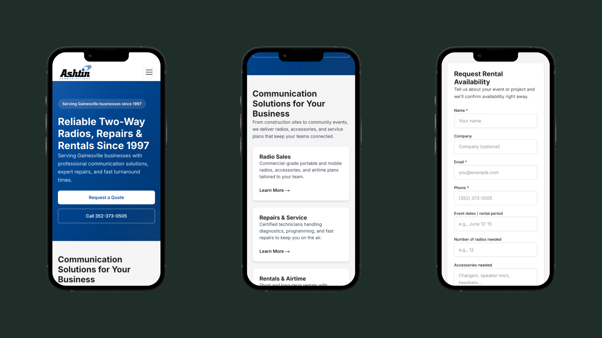 SEO structure and responsive layouts