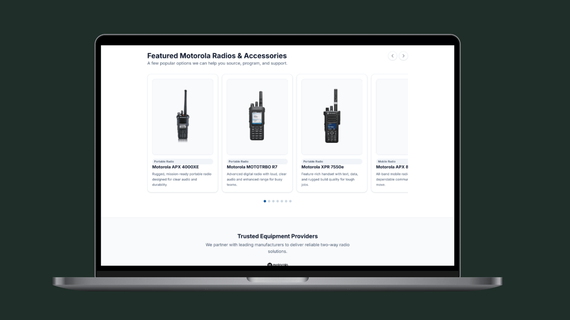 Homepage hero with service cards and testimonials
